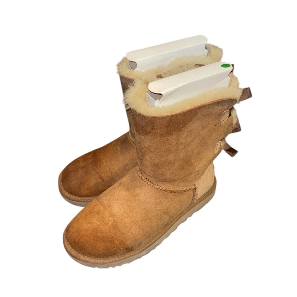 🤎Authentic Bailey Bow Uggs II “Chestnut” Women’s Size 8🤎 - Picture 7 of 13